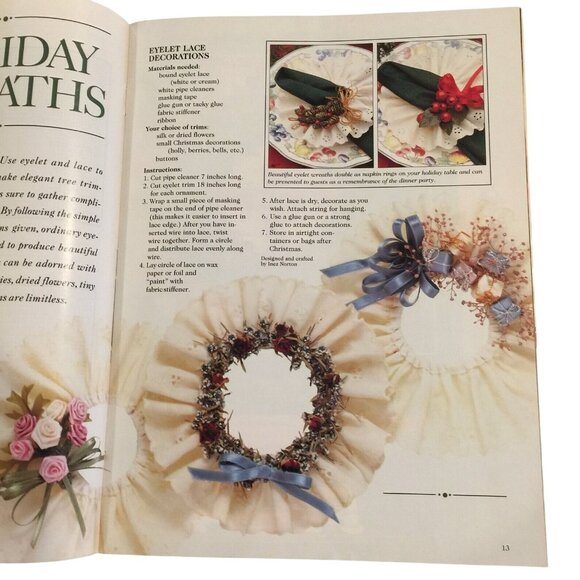 CHRISTMAS YEAR-ROUND NEEDLEWORK & CRAFT IDEAS PREMIER ISSUE, VOL. 1, NO. 1 - Picture 12 of 12